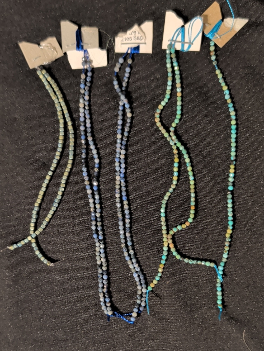 Giant Lot of NWT Bead Strands: 135+ Semi-precious, Glass, Ceramic, Metal & Shell - Picture 15 of 17